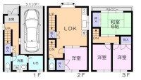 【即日内見可】「緑橋駅」徒歩4分♪
「中浜小学校」約200ｍ♪